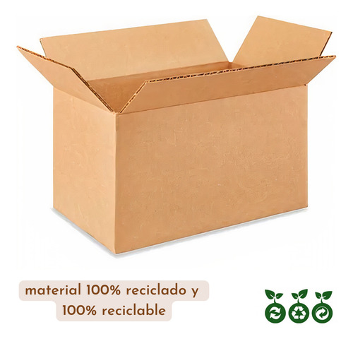 Cajas De Cartón Para Envíos 26x16x16cm25pzs Cartón Corrugado