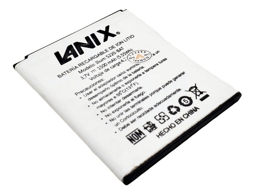 Pila Bateria Lanix S220 Ilium 1500 Mah