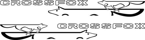Calcomanías Crossfox Volskwagen