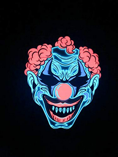 Accesorios Disfraces Niña Sound Responding Light Up Clown Ma