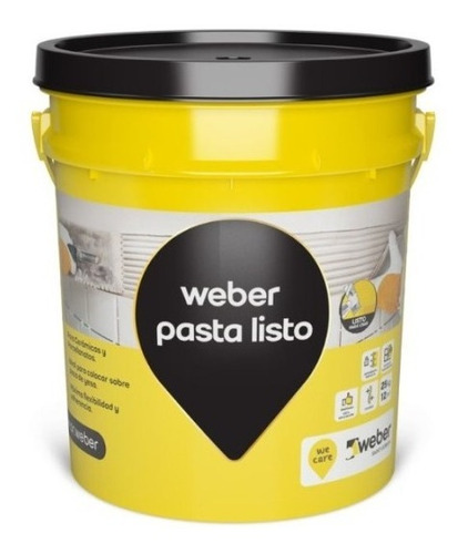 Imagen 1 de 5 de Pegamento Weber Pasta 25kg Totos Ceramicos