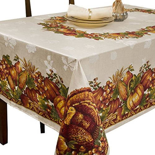 Benson Mills Harvest Splendor - Mantel De Tela Impreso, 60.0