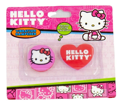 Antivibrador Hello Kitty Rosa E Vermelho Com 02 Un