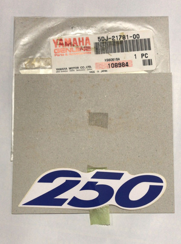 Adesivo Yamaha Yz Wr 250 1998 - 5dj-21781-00-00