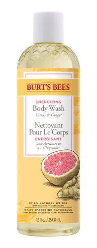 Imagen 1 de 5 de Gel De Baño Burt's Bees Citrus & Ginger 354,8 Ml