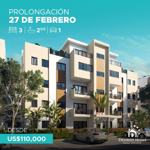 Proyecto De Apartamentos Ubicado En Prolongacion 27 De Febrero, Santo Domingo Oeste