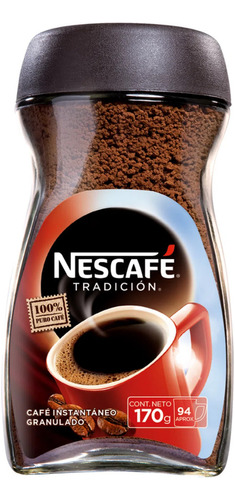 Café Instantáneo Granulado Nescafé Tradición - 170g