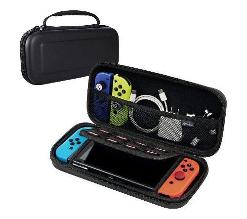 Estuche Rigido De Transporte Para Nintendo Switch 2017 Negro