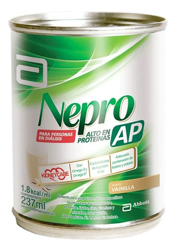 Nepro Ap Sabor Vainilla Alto En Proteínas Ideal Diálisis