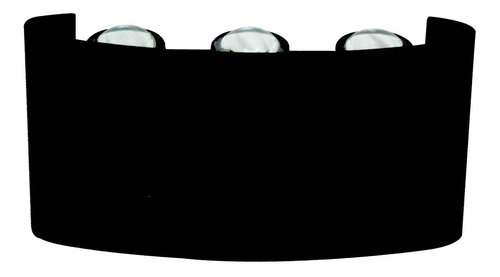 Arbotante Para Muro Led 18w Acabado Negro Luz Calida Para Exteriores Arcob6 N