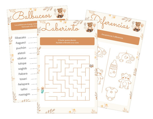 Imprimible Loteria Baby Shower 50 Tablas Formato Pdf