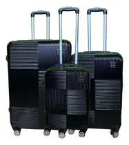 Comprar Valijas Rigidas Para Viaje Con Ruedas Giratorias 360 Grados Y Candado Empotrado - Valijas Rigidas Negras - Valija Carry On 20'' + Valija Mediana 24'' + Valija Grande 28'' - Baide Ma8-aC