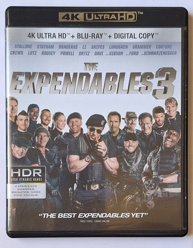 Os Mercenários 3 Blu-ray 4k Ultrahd - Millenium