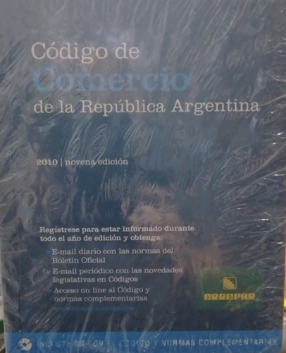 Codigo De Comercio De La Republica Argentina 9 Edicion 2010