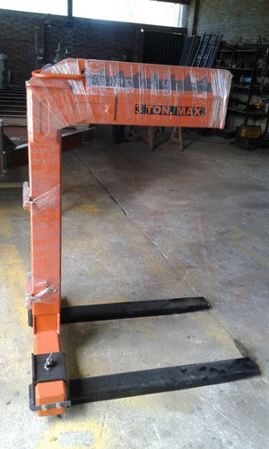 Imagen 4 de 7 de Percha Porta Palet 3 Ton. Plr30 Altura Regulable 1,20 A 2 M