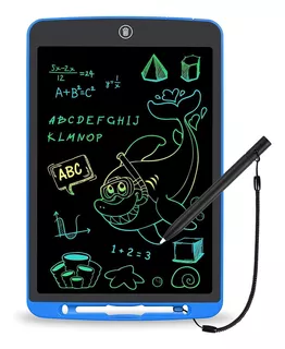 Tableta Lcd Para Escritura Dibujo Ideal Niños 10 PuLG Azul