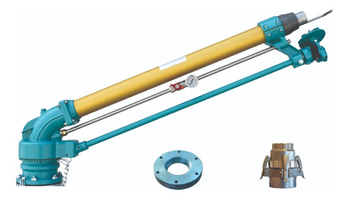 Kit Canhão Jet 70 + Flange 78x145 + Engate Rápido 3'' Bsp