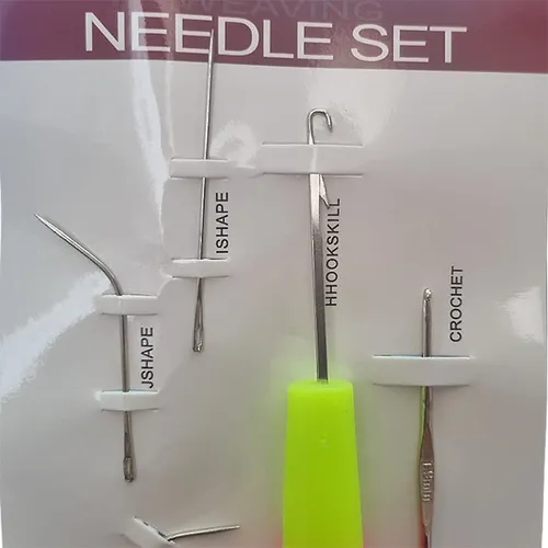 Set De 4 Agujas Pelo Rastas Dreadlock Extensiones Crochet