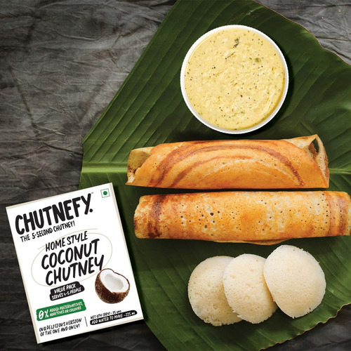 Combo Chutney Coco Tomate Cilantro Y Pimiento 4 Paquetes