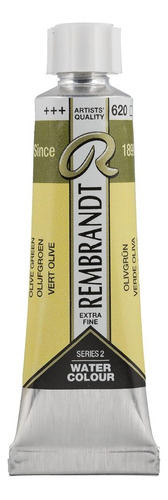 Tinta Aquarela Talens Rembrandt 10ml S2 Escolha A Cor Cor Olive Green 620