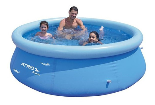 Piscina Inflável redonda Atrio ES304 de 2.4m x 0.63m 2500L azul caixa