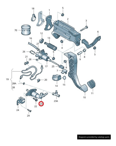 Cilindro Esclavo Clutch Audi A3 Tt 1996-2006