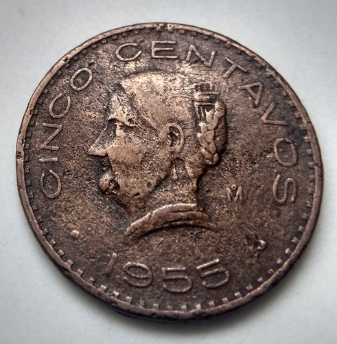 Moneda 5 Centavos Josefa Grande 51, 53, 54