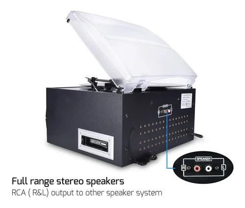 Tocadiscos Digitnow, Bluetooth, Reproductor De Cd Y Casette