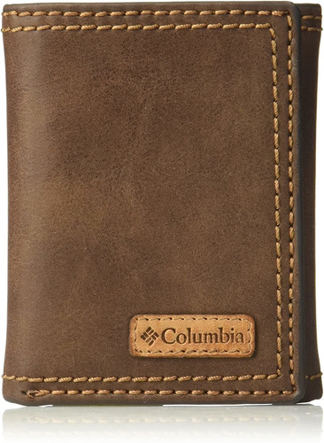 Cartera Columbia Para Hombre, Cierre Triple