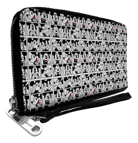 Cartera De Diseño Para Mujer Con Hebilla De Disney Mickey Mo