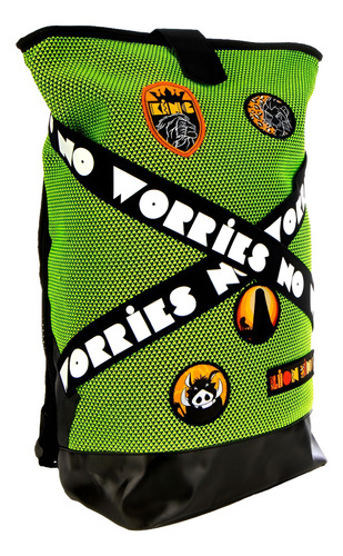 Mochila Hardhead Disney El Rey León Hakuna Matata Color Verde
