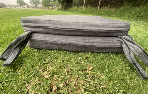 Cojín Rectangular Sublime Gris 40x45 Cm Para Interior Gris Liso