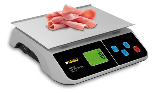 Báscula Porcionadora Digital Rhino 10 Kg Bapo-10x Puerto Usb