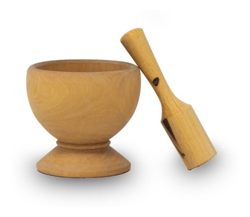 Molcajete De Madera Tallado A Mano Por Artesanos Yucatecos.