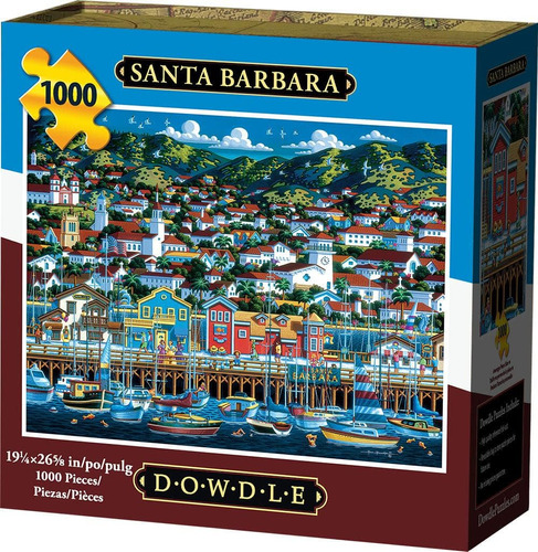 Dowdle Jigsaw Puzzle - Santa Bárbara - 1000 Piezas