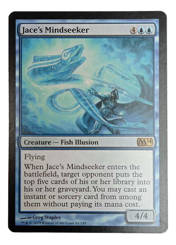 Carta Magic Jace's Mindseeker [m14] Mtg Fish Illusion