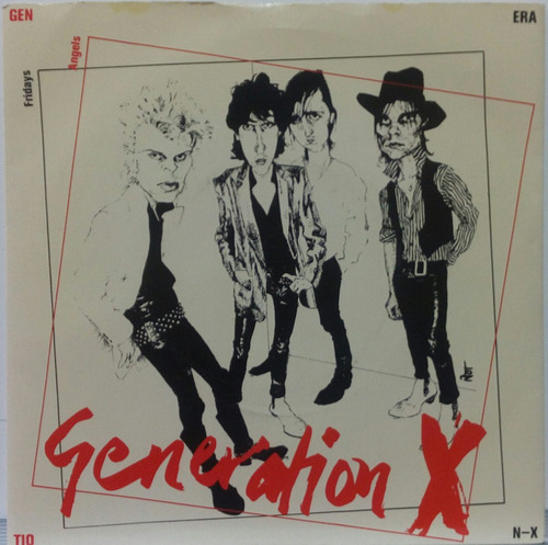 Generation X Vinyl Rojo Friday Angels Billy Idol Pnk Mtx Vn7