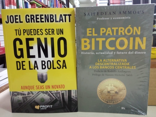 Combo El Patron Bitcoin + Tu Puedes Ser Un Genio En La Bolsa