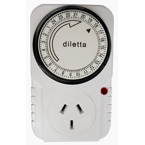 Timer Mecánico Programable Enchufable Diletta Temporizador