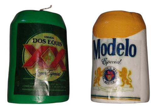Vela Pastel .:: Lata Bote Cerveza Dos X Modelo V1 ::. C/2