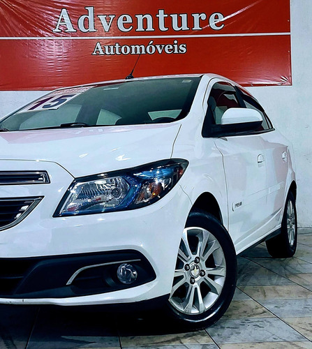 Imagem 3 de 14 de Chevrolet Prisma 1.4ano:2015 Branco Flex Completo