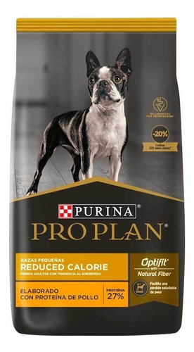 Alimento Pro Plan OptiFit Reduced Calorie para cão adulto de raça pequena sabor frango e arroz em sacola de 2kg
