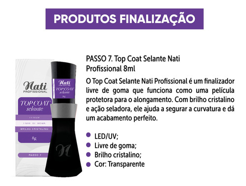 Kit Profissional Alongamento Unha C/ Flex Powder Pó Acrílico