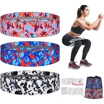 Comprar Bandas X 3 Set Camuflado Ligas Yoga Crossfit Gym Calistenia 