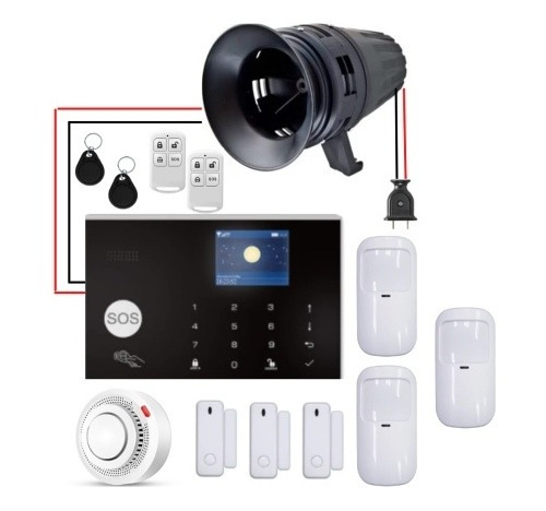 Kit De Alarma Seguridad G30 Wifi-gsm 
