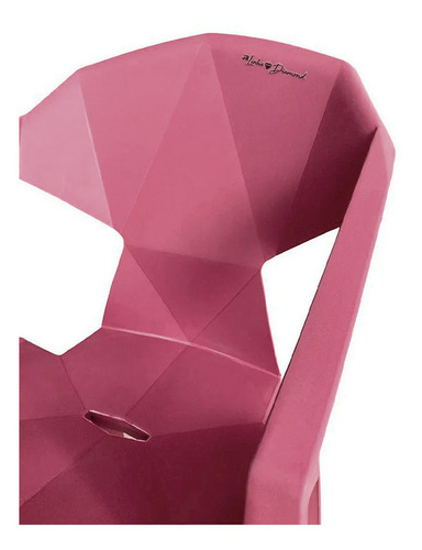 Imagem 9 de 10 de Kit 6 Poltronas Vinho Resistente + Mesa Desmontável Redonda