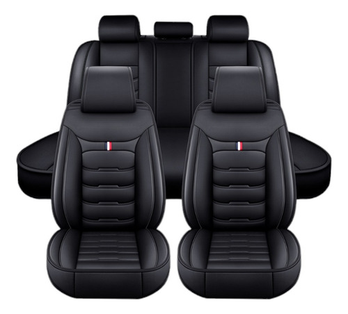 Kit Funda Cubre Asiento Auto Premium Luxury Con 4 Almoadilla