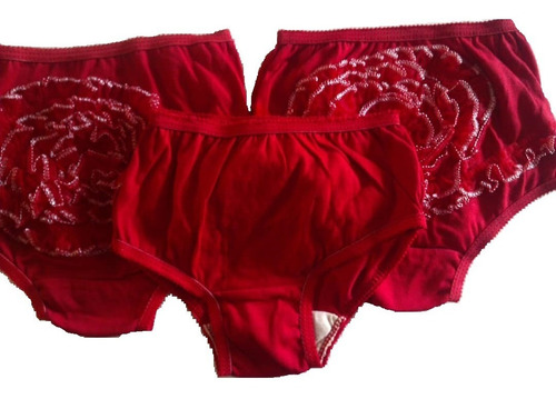 Panty Pantaletas Faralao Encaje Tallas 2-4-6 De Algodón