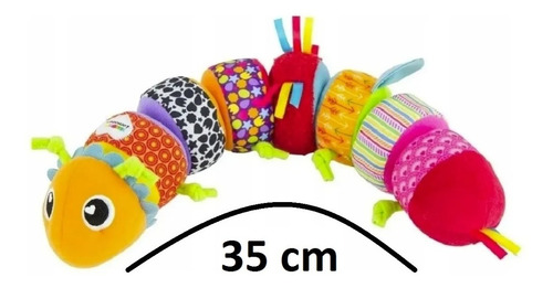 Imagen 3 de 7 de Lamaze Oruga Con Velcro Y Multiple Texturas L27244b Playking