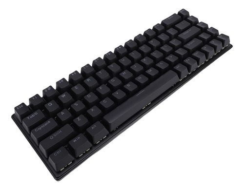 Teclado Mecânico Para Jogos, 68 Teclas, Com Fio, Luz De Fund